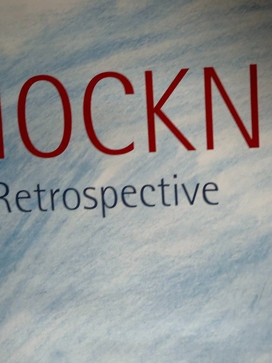 Image 1 of David Hockney , A Drawing Retrospective Exhibition Poster (1995), RA Collection, Printed In UK