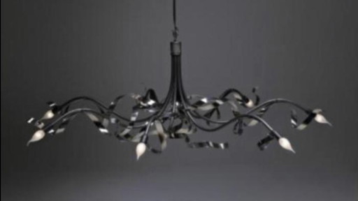 Jacco Maris Ruben Plie designlanp 5 arm verlichting chrome