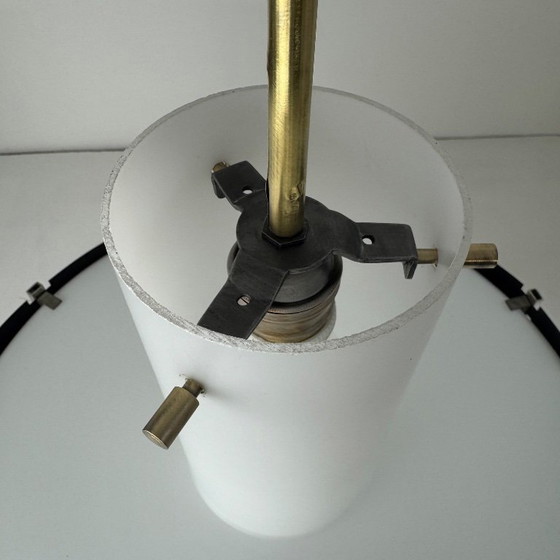 Image 1 of Vintage Space Age opaline hanglamp "Wila"