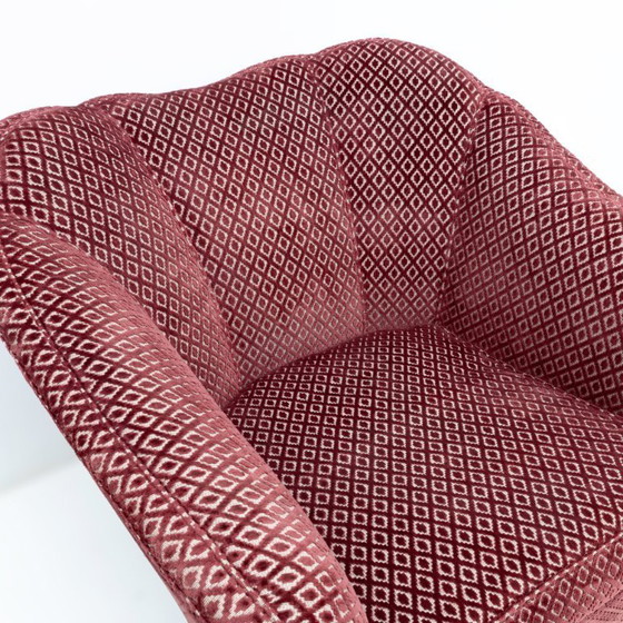 Image 1 of Par de sillones de terciopelo de mediados de siglo de Gio Ponti para Casa e Giardino, década de 1950