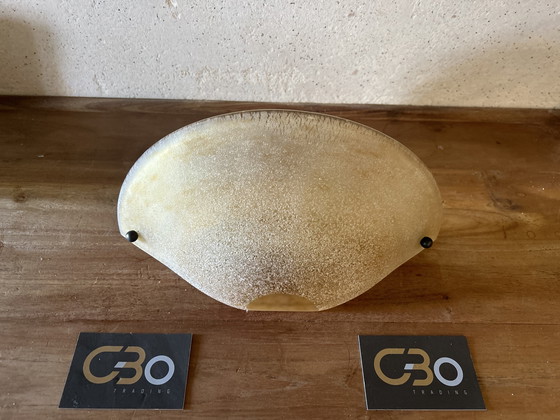 Image 1 of Lámpara de pared Terzani Mezza Luna: media luna de cristal de Murano soplado a mano