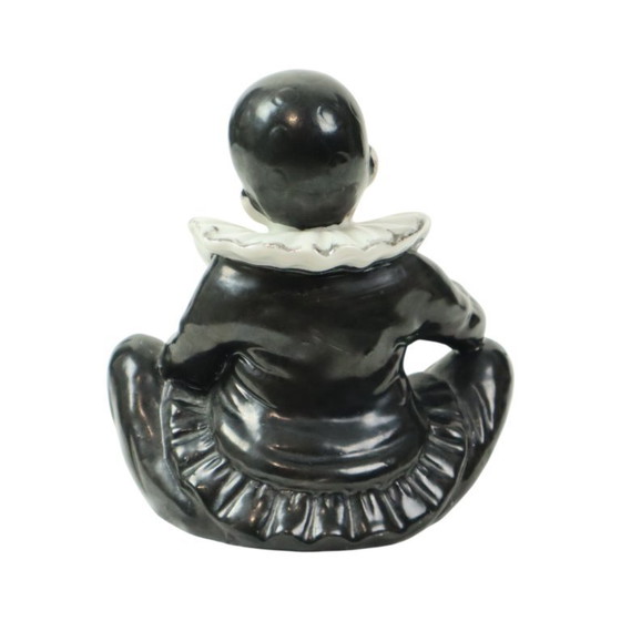 Image 1 of Statuetta Pierrot d'epoca in porcellana