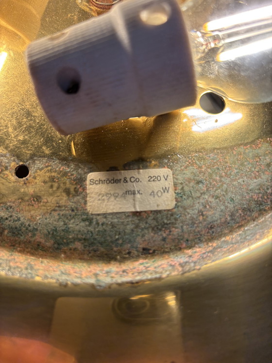 Image 1 of Vintage large ceiling lamp MCM Schröder & Co