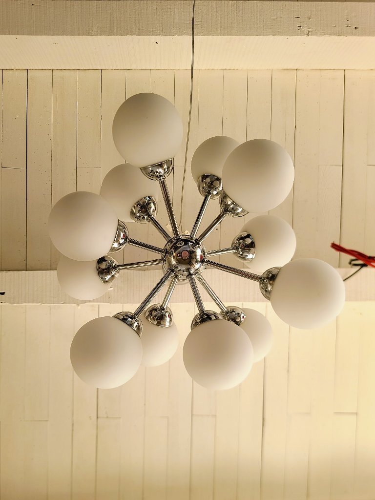 Pendule cylindre chromé - Belles finitions
