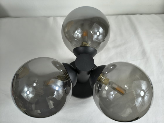 Image 1 of Lucide Trudy Ceiling Light Bathroom Lamp - Black