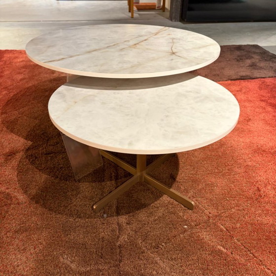 Metaform Old School Coffee table set, Metal, Ceramic, White, Modern (photo 2 of 6)