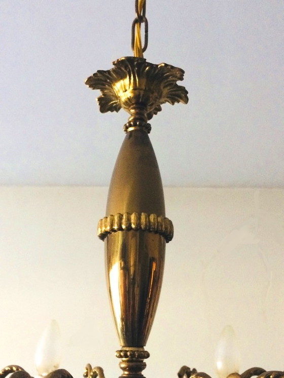 Image 1 of 8-armig luchter * Hollywood Regency * Vintage 60s