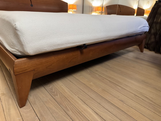 Image 1 of Roche Bobois massief houten 2p letto con auping spiralen