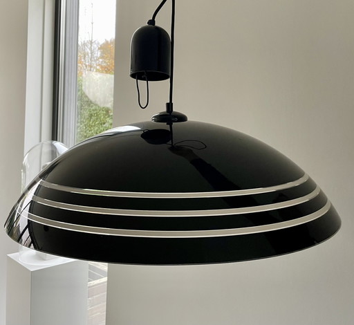 Herda Amsterdam “Dome” Vintage Perspex Hanglamp Jaren 70