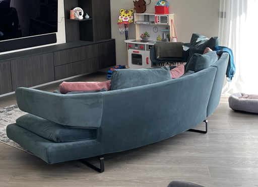 B&B Italia Arne Designer Sofa (Antonio Citterio) – Neu bezogen mit Nevotex Megan – hoekbanken, Velvet (photo 2 of 5)