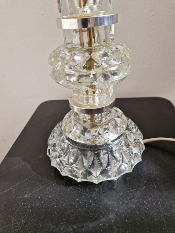 Image 1 of Vintage Orrefors Tafellamp Sweden Kristalglas