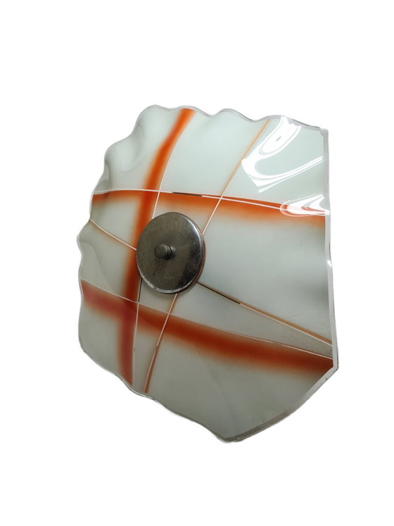 Kroonluchter in postmoderne stijl, Polen, jaren 1960 – Glass, Metal (photo 3 of 10)