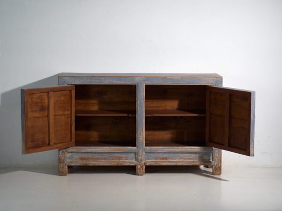 Credenza antica in legno di pino – Cina, circa 1950 – Credenze, Iron, Mid Century Modern (photo 36 of 40)