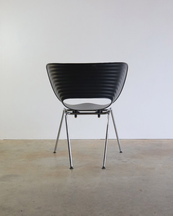 Image 1 of 5x Vitra Tom Vac Stuhl schwarz von Ron Arad