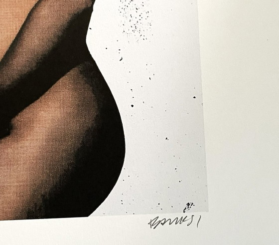 Banksy (1974) - Danger Monkey Pregnant - Barely Legal – Litho's & Zeefdrukken, Paper (photo 4 of 6)
