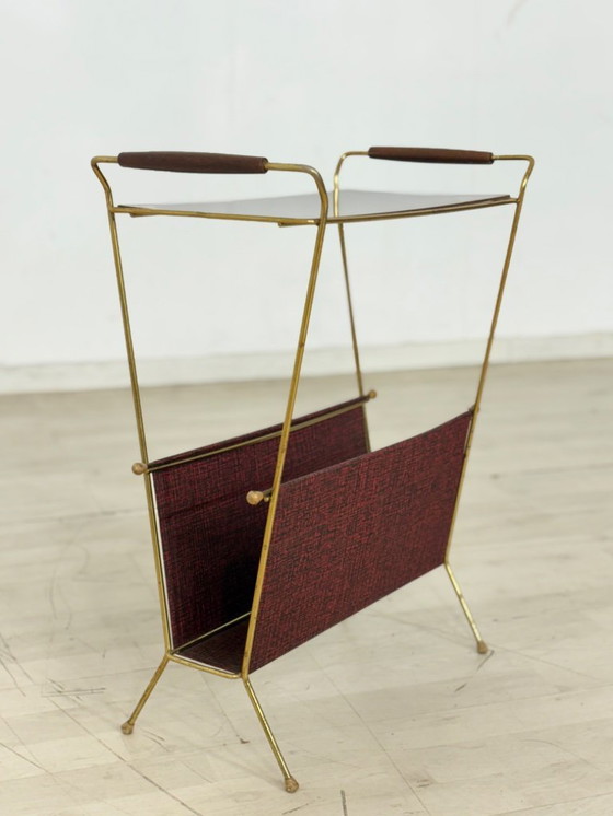 Image 1 of Portariviste vintage, portariviste, cestino per riviste, cestino per giornali