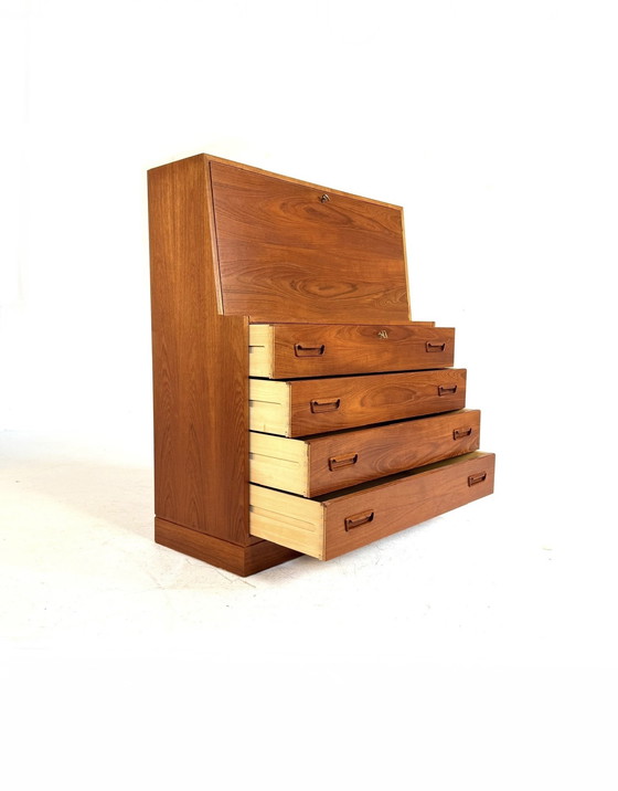 Image 1 of Vintage Danish Teak Desk, Arne Wahl Iversen '60