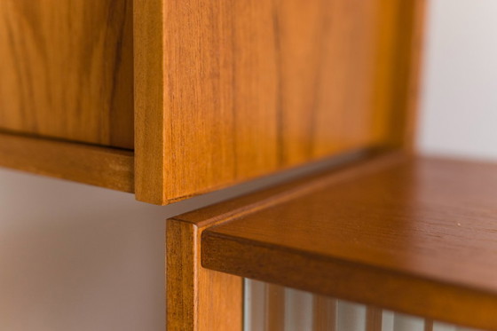 Image 1 of Mid Century Modernes Wandmöbel aus Teakholz, Kurt Østervig zugeschrieben, 1960