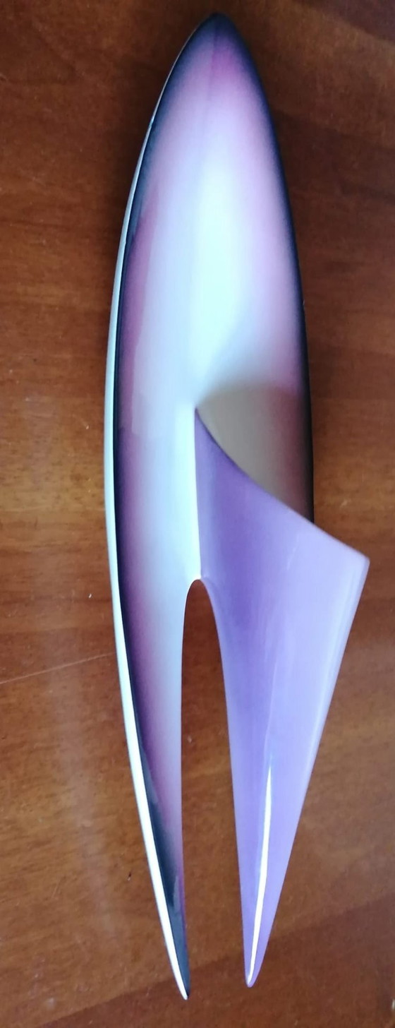 Image 1 of 1970er/1980er Jahre Keramik Wandvase oder Applikation