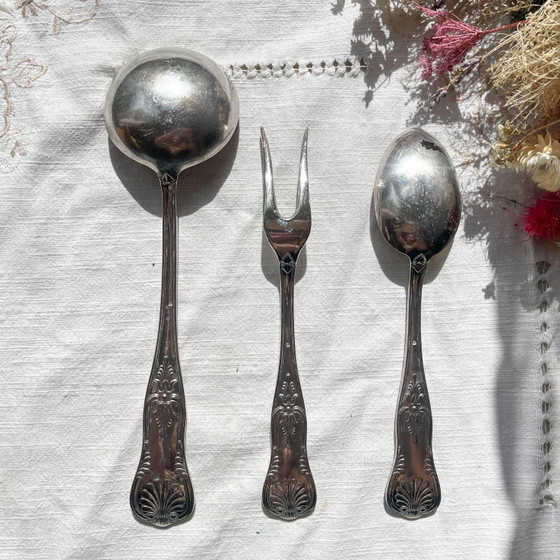 Utensili da portata vintage stile Rocaille – Accessori da tavola, Metal (photo 4 of 16)