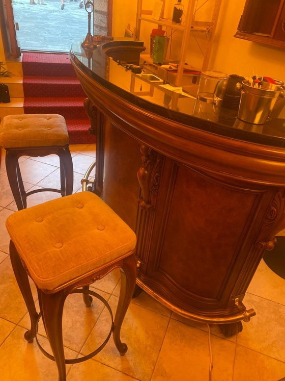 Image 1 of Pulaski Heritage Executive Bar with two chair