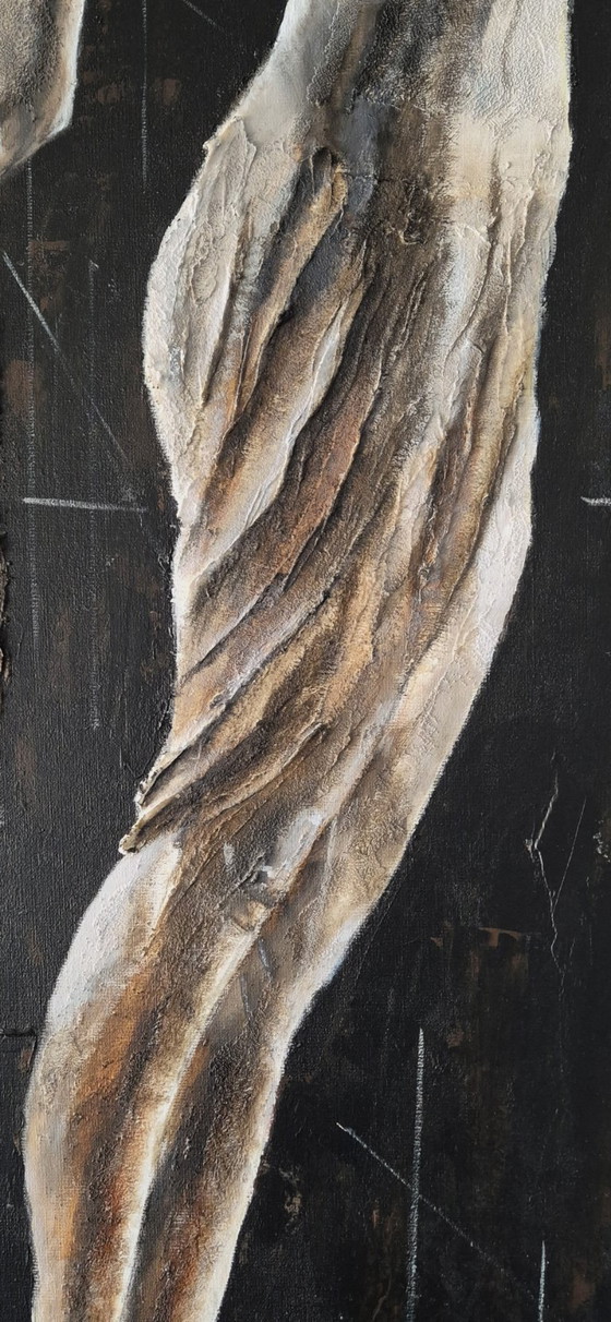 Weightless Surrender - Acrylic On Linen Canvas – Paintings & Drawings (photo 5 of 8)