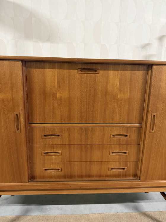 Buffet danois, meuble mural, meuble bar – Vintage, Wood (photo 9 of 15)