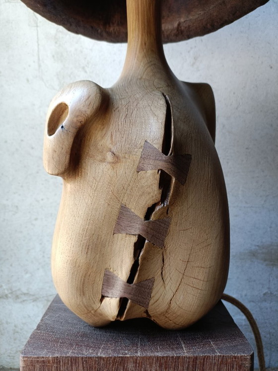 Designer lamp in solid oak – retroDom, Table lamps, Wood (photo 11 of 12)