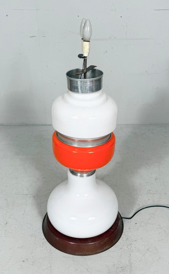 Image 1 of Lampada da terra Space Age di Carlo Nason per Mazzega, Italia, anni '70.
