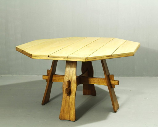 Brutalist Teak Garden Table, 1970s