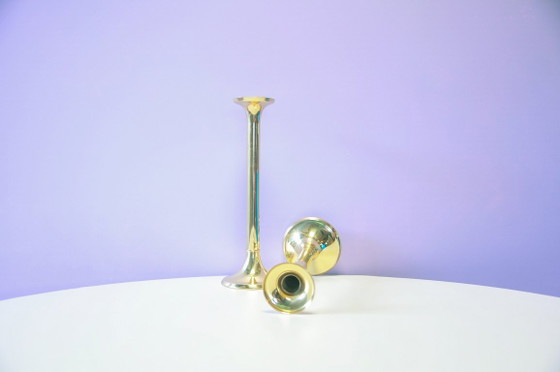 Set of 2 Brass Candle holders G.V. Harnisch (photo 3 of 5)