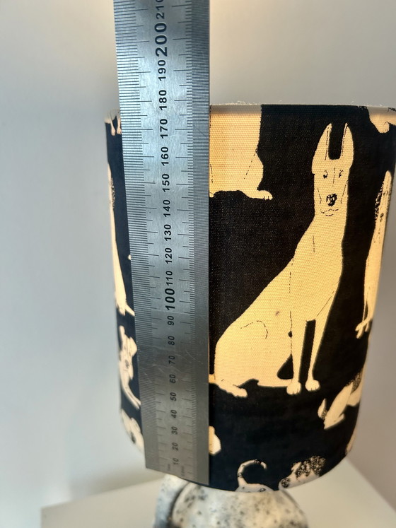 Image 1 of Lampe design rare en faïence d'Allemagne de l'Ouest, fabriquée par Bay Keramik - sans fil, adaptée à une utilisation extérieure