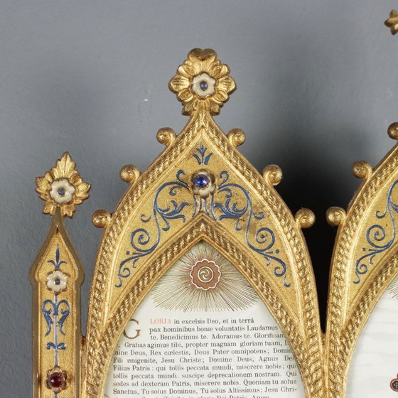 Image 1 of Gilded Bronze Altar Card