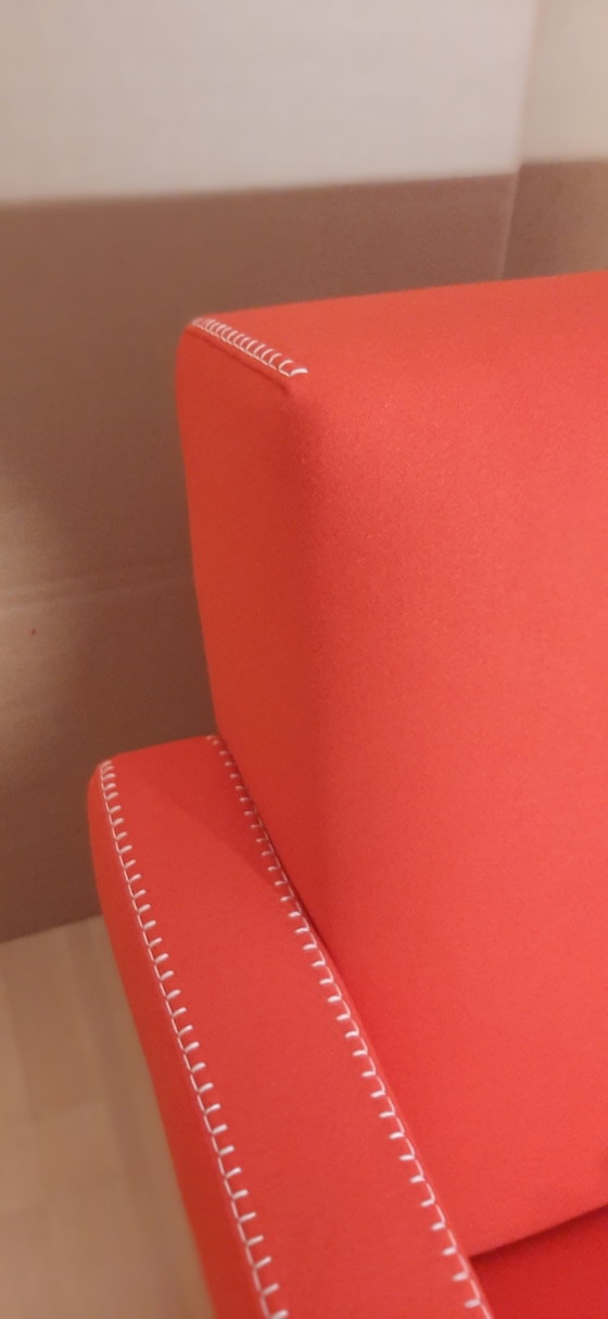 Image 1 of Cassina 2 Poltrona 637 Utrecht Nuova Mai Usata Lampo Rosso Lana 13L
