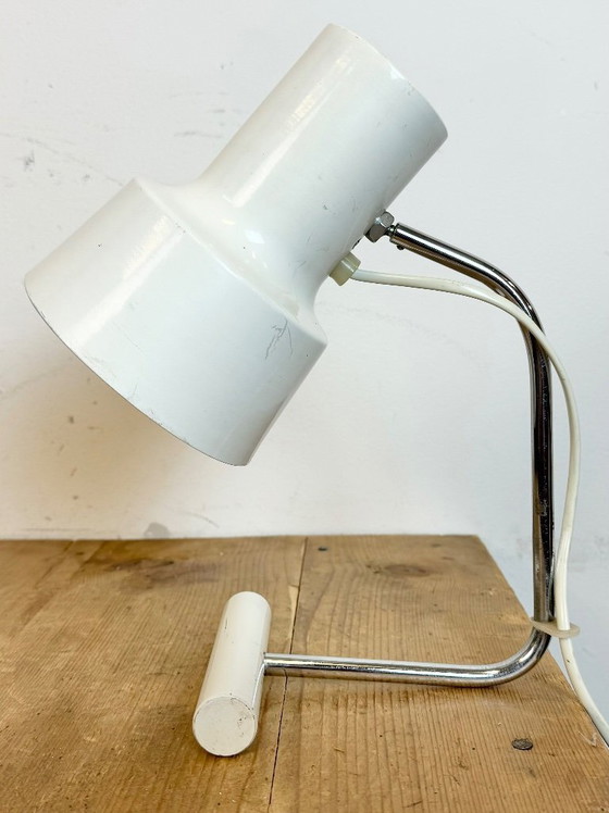 Image 1 of Lampe de table blanche de Josef Hurka pour Napako, années 1970