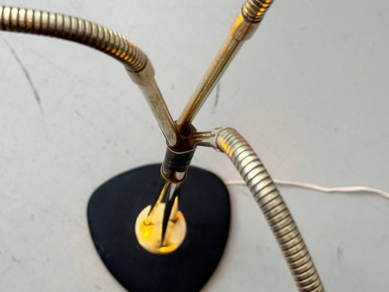 Image 1 of Lampada da terra di metà secolo con collo d'oca, anni '60