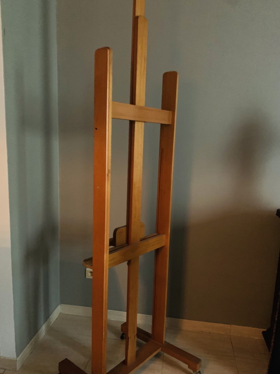 Image 1 of Chevalet de peintre en hêtre 2m40x55cm