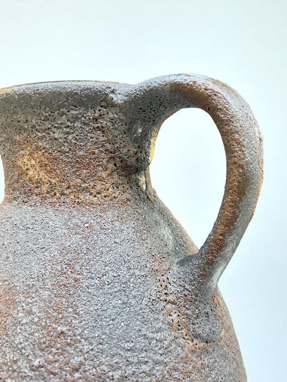 Image 1 of Brocca in ceramica Scheurich Vintage Studio, modello 368-50, ceramica lavica/argilla refrattaria fatta a mano in colore naturale