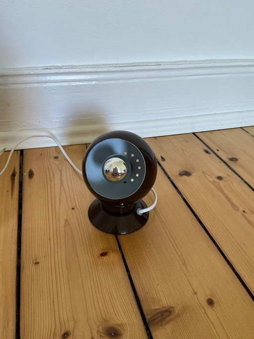Vintage oogbollamp uit het ruimtetijdperk van ABO Randers – tafellampen, Metal