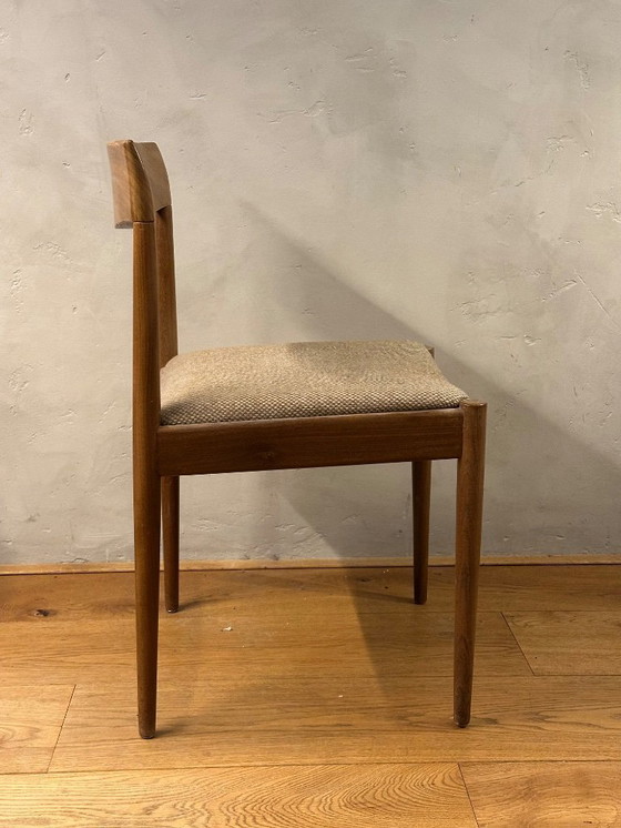 Image 1 of 4 x sedia in legno, vintage 1960, (modellata da) Lübke