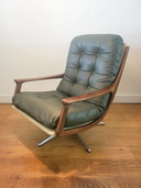 Vintage Eugen Schmidt Swivel Chair for Soloform 1960