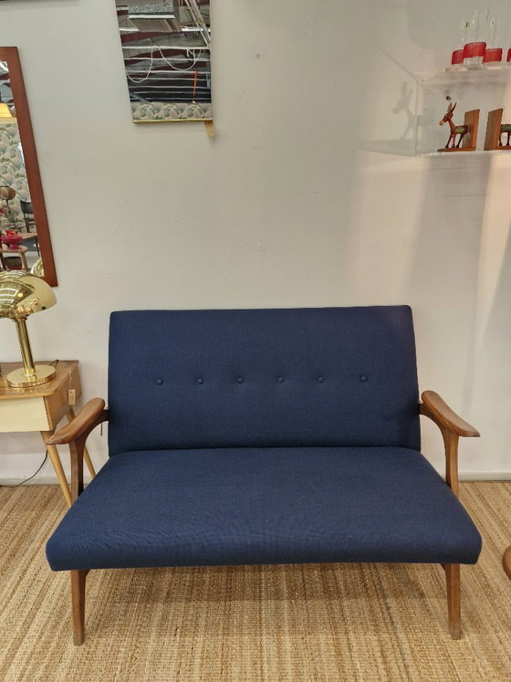 Image 1 of Vintage design teak bench from the 1960s