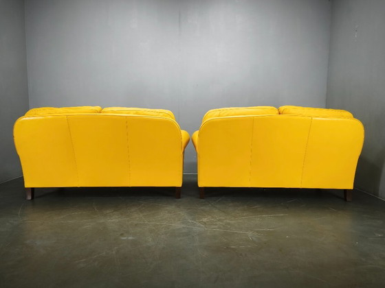 Par de sofás de piel Poltrona Frau George, Italia, 1992 – Sofás de 2 plazas, Leather (photo 10 of 21)