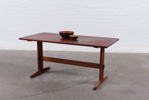 Table à café en teck vintage Danish Mid Century