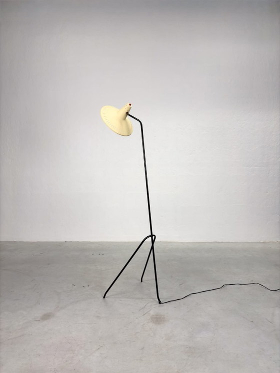 Image 1 of Vintage Dutch Design Grasshopper Vloerlamp