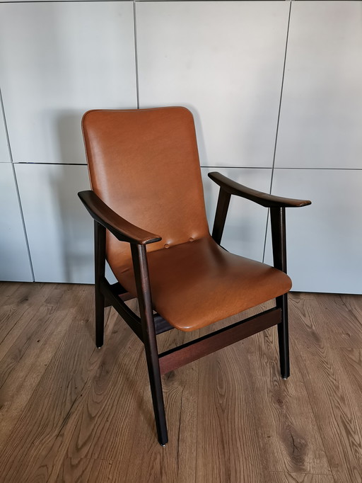 Poltrona vintage della metà del secolo (Louis van Teeffelen)