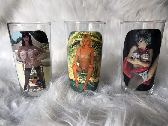 Image 1 of 9 Verres Vintage • Pin-Up • 1960-1970
