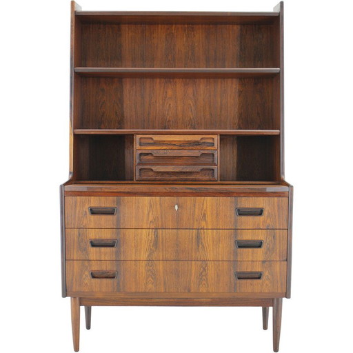 Mueble de almacenamiento vintage de palisandro para Brdr Larsen, Dinamarca 1960