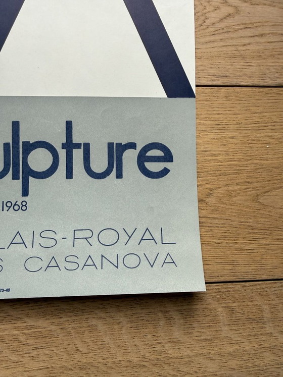 Image 1 of affiche expo sculpture ceramique 1968 Maeght Vallauris Drouot