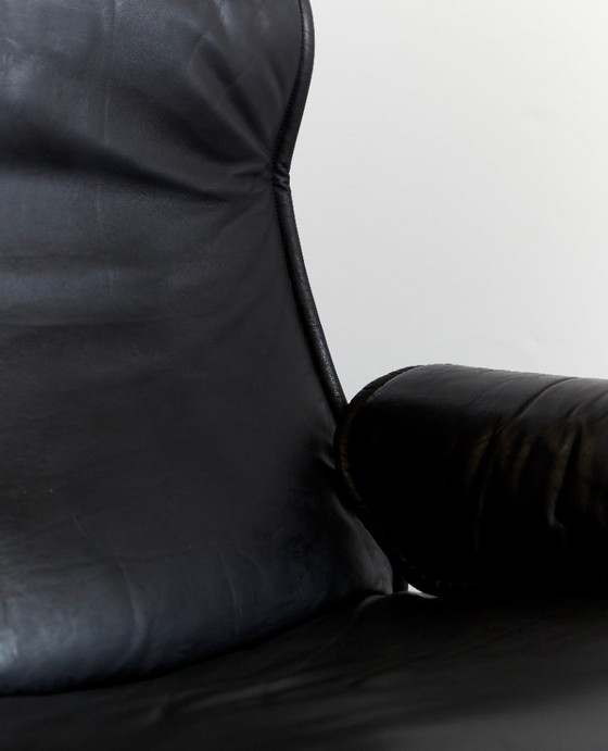 Image 1 of Otto Zapf Loungestoel & Ottomane "Follow Me" voor Knoll International